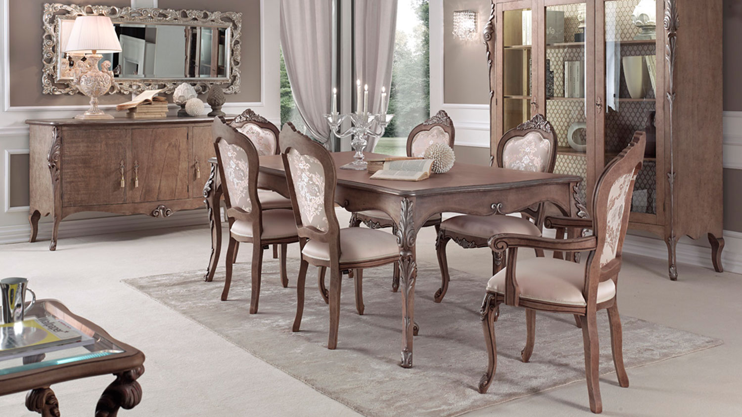 baroque dining room aura by sevensedie 6662