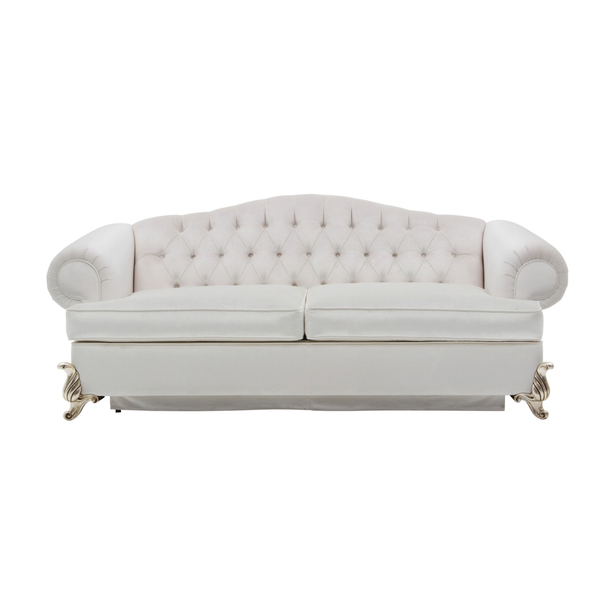 divano letto legno stile classico