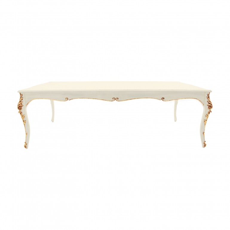tavolo legno stile barocco