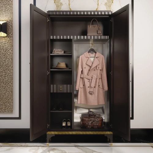 Elegante armadio a due ante Lorien, parte di Elegance Project by Sevensedie, espressione di lusso e design italiano